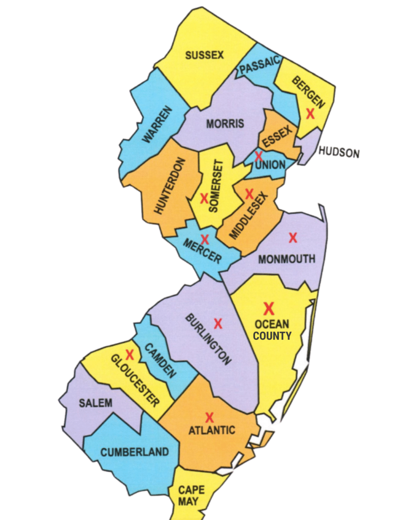 New Jersey Map
